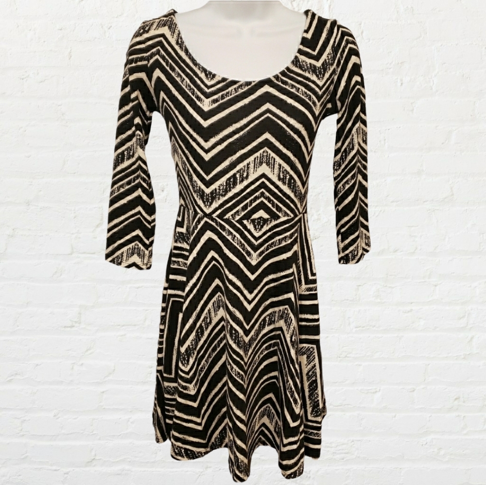 Chevron Pattern Dress